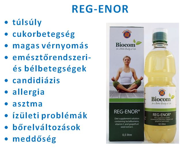 Regenor 30 napos étrend, Reg-enor mintaétrend receptekkel