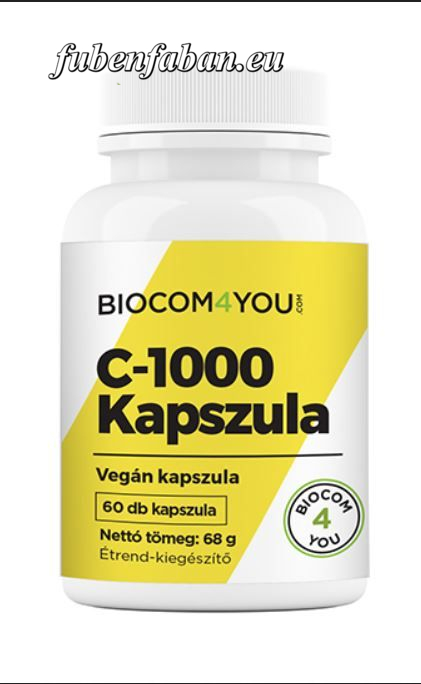 C VITAMIN 1000 - Biocom - Vegan kapszula