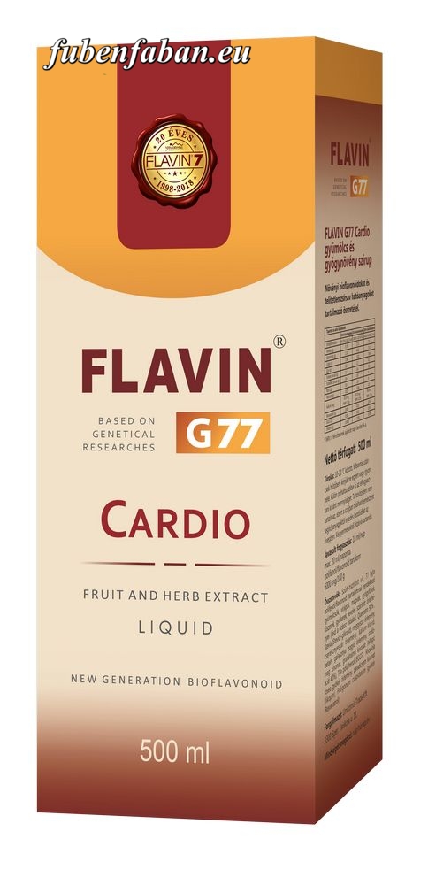 Flavin G77 Cardio szirup 500ml