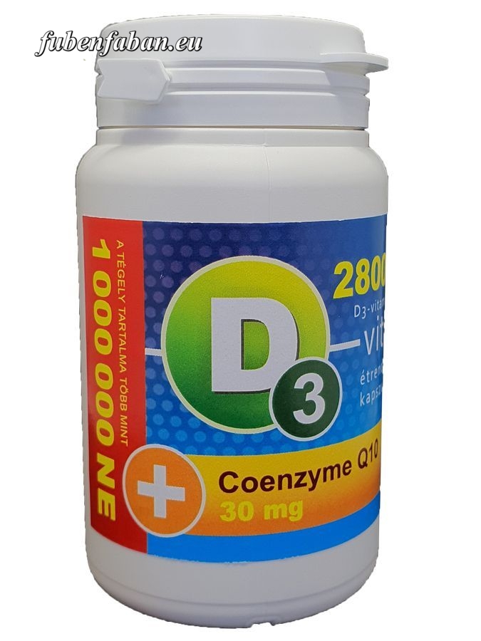 D3-vitamin, 28 000 NE + Q10, 36db